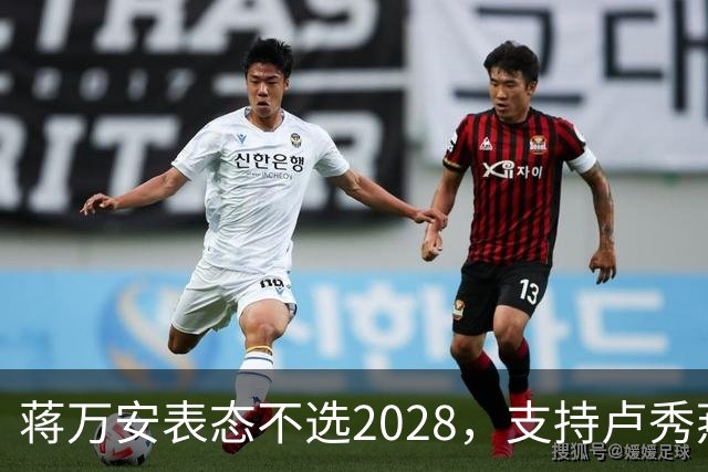 蒋万安表态不选2028，支持卢秀燕出战，郑丽文与韩国瑜失去资格？
